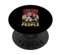 Cita De Perros Amantes De Perros Terrier Tibetano PopSockets PopGrip Adhesivo