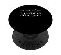 Cita de Progreso Motivacional One Thing At A Time PopSockets PopGrip Adhesivo
