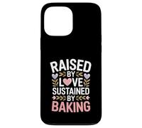 Cita de Raised by Love Sustained by Baking Baker Carcasa para iPhone 13 Pro MAX