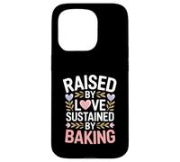Cita de Raised by Love Sustained by Baking Baker Carcasa para iPhone 15 Pro