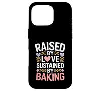 Cita de Raised by Love Sustained by Baking Baker Carcasa para iPhone 16 Pro
