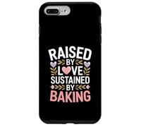 Cita de Raised by Love Sustained by Baking Baker Carcasa para iPhone 7 Plus/8 Plus