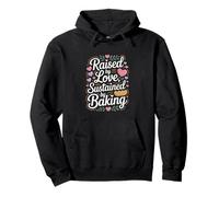 Cita de Raised by Love Sustained by Baking Baker Sudadera con Capucha