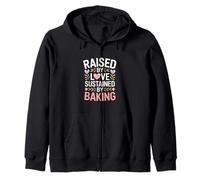 Cita de Raised by Love Sustained by Baking Baker Sudadera con Capucha