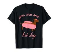 Cita de raza de perro salchicha You Are One Hot Dog Camiseta