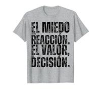 Cita de Santiago Abascal Camiseta, Hombre, Gris Jaspeado, 4XL