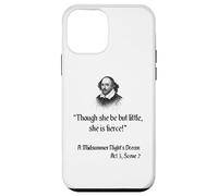 Cita de Shakespeare - Aunque ella sea pero pequeña, ella es feroz Carcasa para iPhone 12 mini