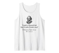 Cita de Shakespeare - Cupido es un Chico knavish Camiseta sin Mangas