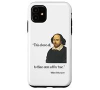 Cita de Shakespeare de Hamlet, To Thine Own Be True Carcasa para iPhone 11