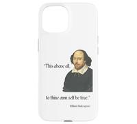 Cita de Shakespeare de Hamlet, To Thine Own Be True Carcasa para iPhone 15