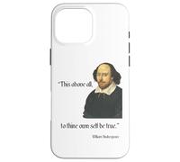 Cita de Shakespeare de Hamlet, To Thine Own Be True Carcasa para iPhone 16 Pro Max