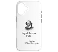Cita de Shakespeare en broma hay verdad, KIng Lear Carcasa para iPhone 16