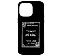 Cita de Shakespeare Forever And A Day - Como te gusta Carcasa para iPhone 14 Pro Max