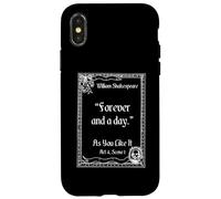 Cita de Shakespeare Forever And A Day - Como te gusta Carcasa para iPhone X/XS