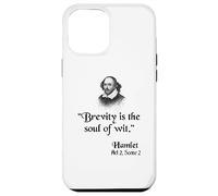 Cita de Shakespeare: Hamlet - Brevity es el alma del ingenio Carcasa para iPhone 12 Pro Max