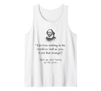Cita de Shakespeare - I Do Love Nothing As So Well As You Camiseta sin Mangas