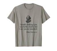 Cita de Shakespeare I Would Challenge You To A Battle Of Wits Camiseta