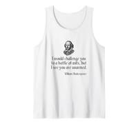 Cita de Shakespeare I Would Challenge You To A Battle Of Wits Camiseta sin Mangas