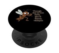 Cita de Shakespeare Little Fierce Midsummer Night Dream PopSockets PopGrip Adhesivo