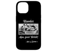 Cita de Shakespeare Play Hamlet, Alas Pobre Yorick! Carcasa para iPhone 14