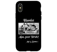 Cita de Shakespeare Play Hamlet, Alas Pobre Yorick! Carcasa para iPhone X/XS