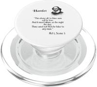 Cita de Shakespeare - To Thine Own Be True - Hamlet PopSockets PopGrip para MagSafe
