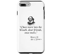Cita de Shakespeare - Una Vez más en la Brecha Queridos Amigos Carcasa para iPhone 7 Plus/8 Plus