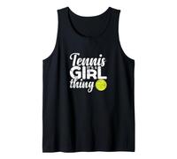 Cita de Tenis es una Cosa de niña Camiseta sin Mangas