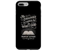Cita de teología reformada Martín Lutero Diseño de Las Escrituras Bíblicas Carcasa para iPhone 7 Plus/8 Plus