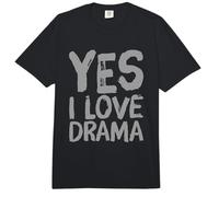 Cita de Texto Divertido Personas Amantes del Drama Divertido Sí Amo el Drama Comfort Colors Adult Heavyweight T-Shirt