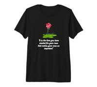 Cita de The Little Prince Rose - Camiseta de Libro significativo Camiseta Premium