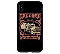 Cita de Trucker You Rock We Roll Big Rig Trailer Driver Road Carcasa para iPhone XS Max