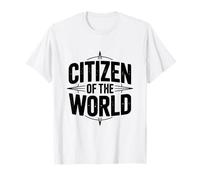 Cita de Viaje inspiradora Ciudadano del Mundo Camiseta