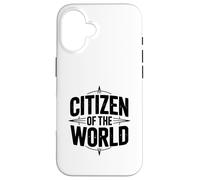 Cita de Viaje inspiradora Ciudadano del Mundo Carcasa para iPhone 16