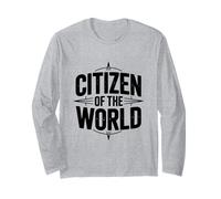 Cita de Viaje inspiradora Ciudadano del Mundo Manga Larga