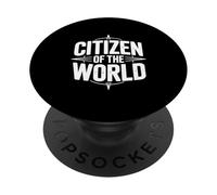 Cita de Viaje inspiradora Ciudadano del Mundo PopSockets PopGrip Adhesivo