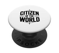 Cita de Viaje inspiradora Ciudadano del Mundo PopSockets PopGrip Adhesivo