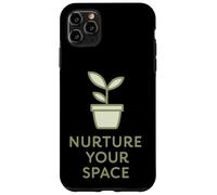 Cita de Vida Consciente de la Planta Minimalista Nutre tu Espacio Carcasa para iPhone 11 Pro MAX