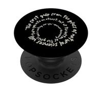 Cita de Werner Heisenberg sobre Ciencias Naturales, Dios y Ateos PopSockets PopGrip Adhesivo