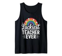 Cita del arcoíris de Lucky Teacher Ever St Patricks Camiseta sin Mangas