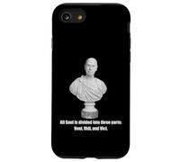 Cita del busto de Julio César angustiado Galia dividido tres Carcasa para iPhone SE (2020) / 7 / 8