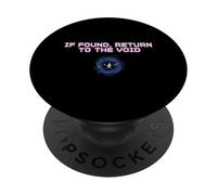 Cita del Espacio cósmico de Return To Void PopSockets PopGrip Adhesivo