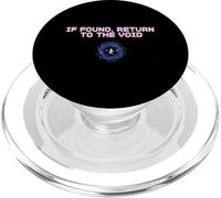 Cita del Espacio cósmico de Return To Void PopSockets PopGrip para MagSafe