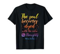 Cita del estoicismo Marco Aurelio - Los Pensamientos positivos te Dan Forma Camiseta
