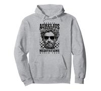 Cita del filósofo estoico Motivacional Estoicismo Marco Aurelio Sudadera con Capucha