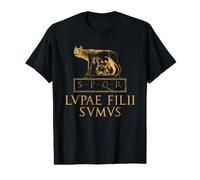 Cita del Imperio de Roma Lupa Romana Camiseta gráfica económica
