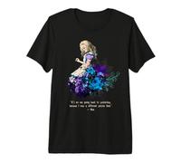 Cita del Libro Vintage de Alicia Aventuras en el país de Las Maravillas de Lewis Carrol Camiseta Premium