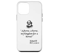 Cita del rey Ricardo III de la obra de Shakespeare, Un caballo, un caballo Carcasa para iPhone 12 mini