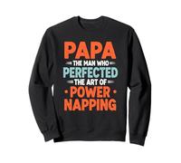 Cita divertida con texto en inglés "Papa Saying", día del padre, siesta de poder Sudadera
