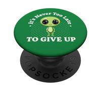 Cita Divertida de alienígena: Nunca es Tarde para rendirse PopSockets PopGrip Adhesivo